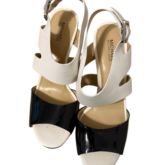 Michael Kors  Black and White Women's Heels - Picture 3 of 4